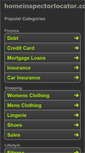 Mobile Screenshot of homeinspectorlocator.com