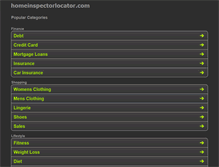 Tablet Screenshot of homeinspectorlocator.com